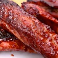 Bbq Spare Ribs With Bone · A cut of meat from the bottom section of the ribs.