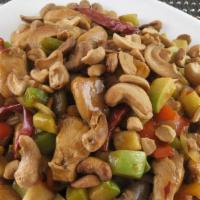 Diced Chicken With Cashew Nuts (Large) · 