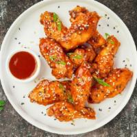 Sweet & Sour Power Wings · Fresh chicken wings breaded, fried until golden brown, and tossed in sweet and sour sauce. S...