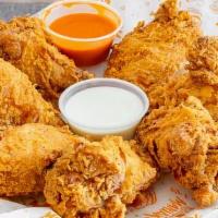 20 Breaded Wings · Made to order freshly breaded and fried Bone-in wings served with choice of dust and dipping...