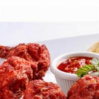 Chicken Lollipop (4) · Chicken lollipop is an deep-fried popular. Indian Chinese, essentially a frenched chicken wi...