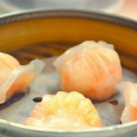 Shrimp Dumpling (4 Pc) · Steamed.