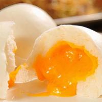 Egg Custard Buns (3 Pc) · Steamed.