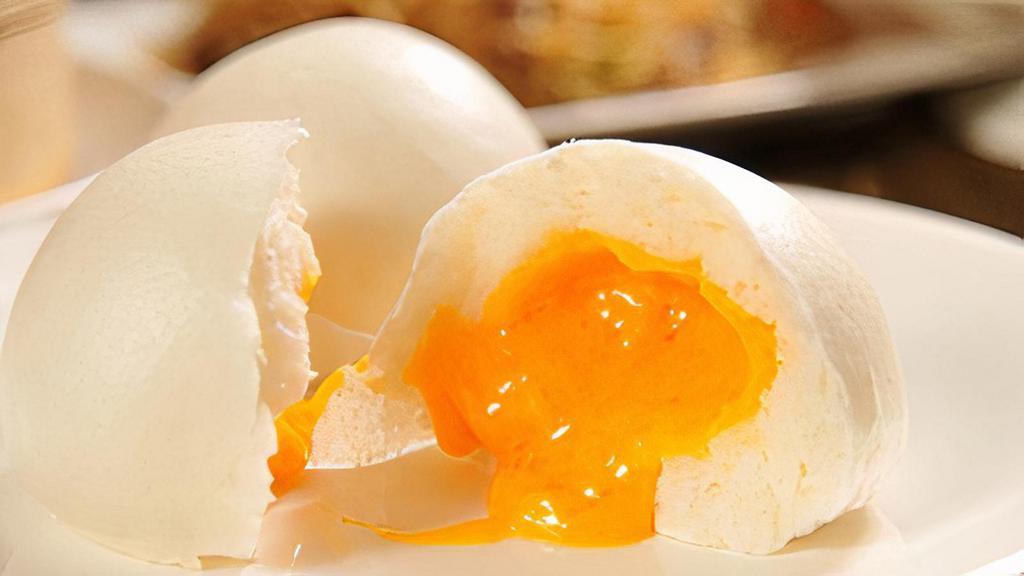 Egg Custard Buns (3 Pc) · Steamed.