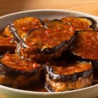 Shrimp Stuffed In Eggplant W. Oyster Sauce (3 Pc) · Fried.