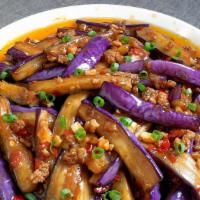 Chinese Eggplant W. Garlic Sauce · Spicy.