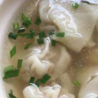 Wonton Soup · Served with crunchy noodles.