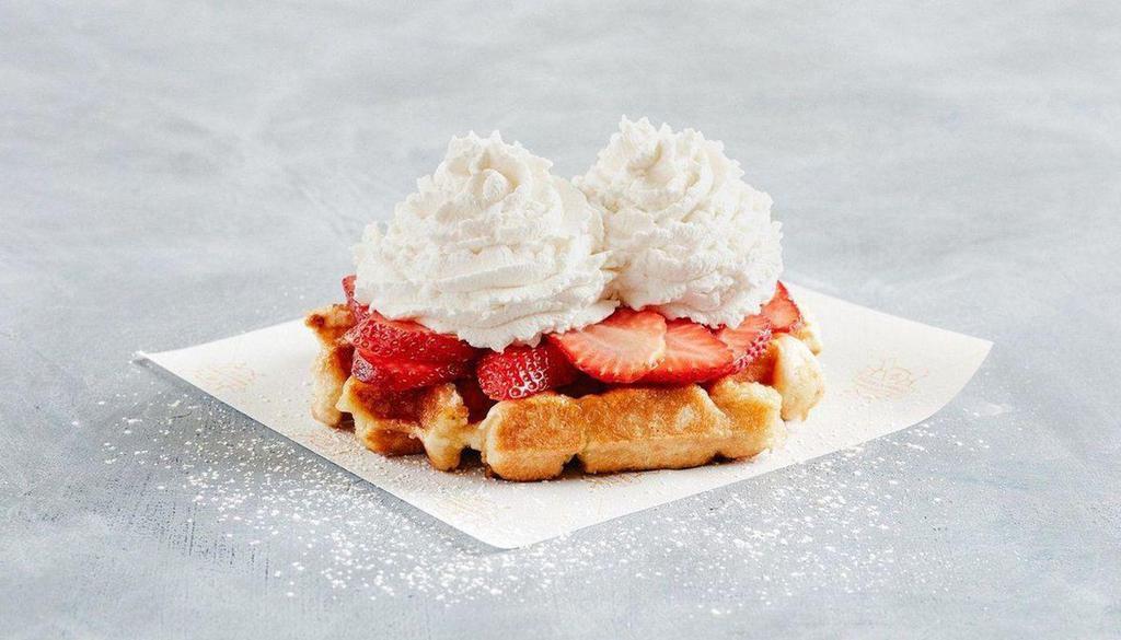 World'S Fair Wafel · Fresh strawberries & whipped cream. The classic from the 1964 Worlds' Fair.