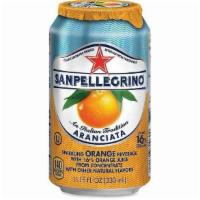 San Pellegrino Aranciata (Orange) · 6.75 Fl Oz Bottle.