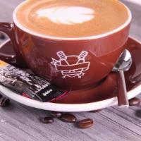 Cappuccino · Espresso, steamed milk & foam in equal ratios, layered