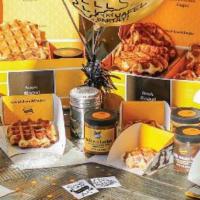 Wafeling Party Kit (25-30 Guests) · No easier way to throw a Wafels & Dinges party. We drop off all the supplies, including pack...