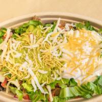 Vegetarian Bowl · All bowls are served with rice black beans pico sour cream and lettuce spicy sauce on side.