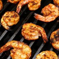 Grilled Jumbo Shrimp And Fries · Choice Of 6,9,12 Jumbo Shrimps with free fries