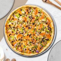 Gluten-Free Veggie Ready Pizza · Low Carb and Gluten-Free! All the taste. Have your cake and eat it too with a c10' gluten fr...