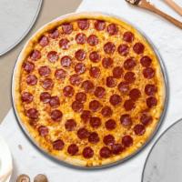 Gluten-Free Polka Pepperoni Pizza · Low Carb and Gluten-Free! All the taste. Your favorite classic pepperoni pie on a 10' gluten...