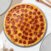 Gluten-Free Vegan Pepperoni Patrol Pizza · Low Carb, Gluten-Free and Vegan! All the taste. Try our 10' gluten free cauliflower crust pi...