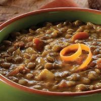 Lentil Soup · Hearty lentils, vibrant carrots and caramelized onions with sautéed garlic, extra virgin oli...