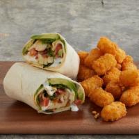 Avocado Jack Wrap · Pepper Jack and four-cheese blend melted on a flour tortilla and topped with grilled chicken...