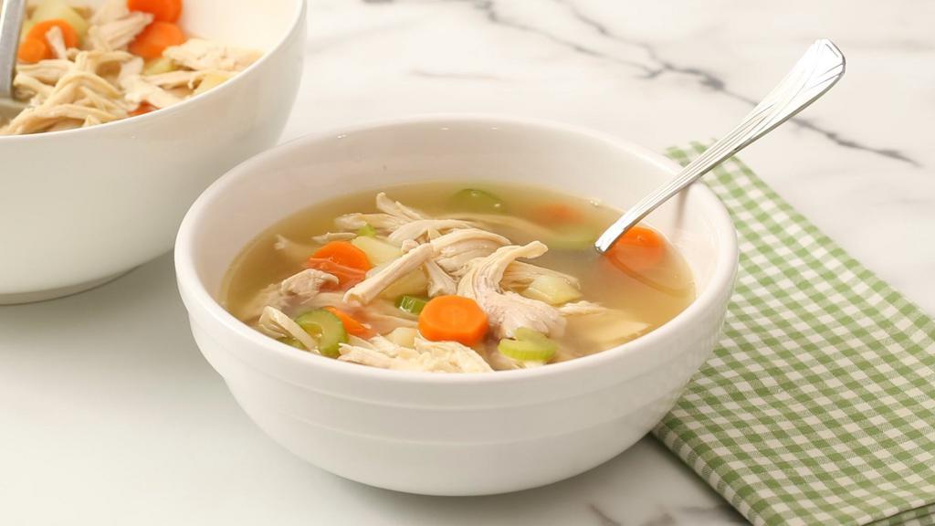 Homemade Chicken Soup · Our Delicious  Homemade Chicken Soup.