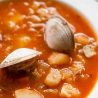 Manhattan Clam Chowder Soup · Our Delicious Homemade Manhattan Clam Chowder Soup.