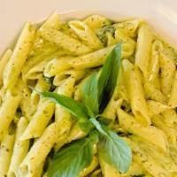 Penne Pesto · With our creamy pesto sauce.