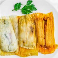 Tamales With Mole & Chicken · 