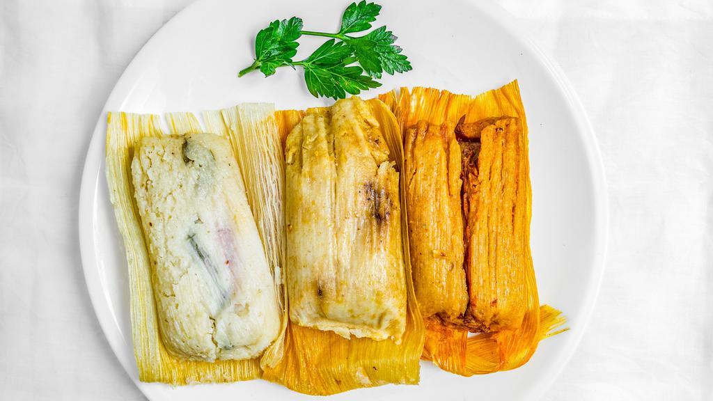 Tamales With Mole & Chicken · 