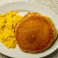 Golden Brown Pancakes With 2 Eggs · 