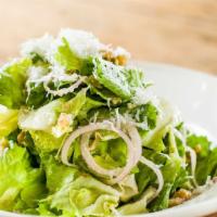 Escarole Salad · Gluten-free. Escarole mixed with sliced red onion, walnuts, pecorino Romano cheese and walnu...