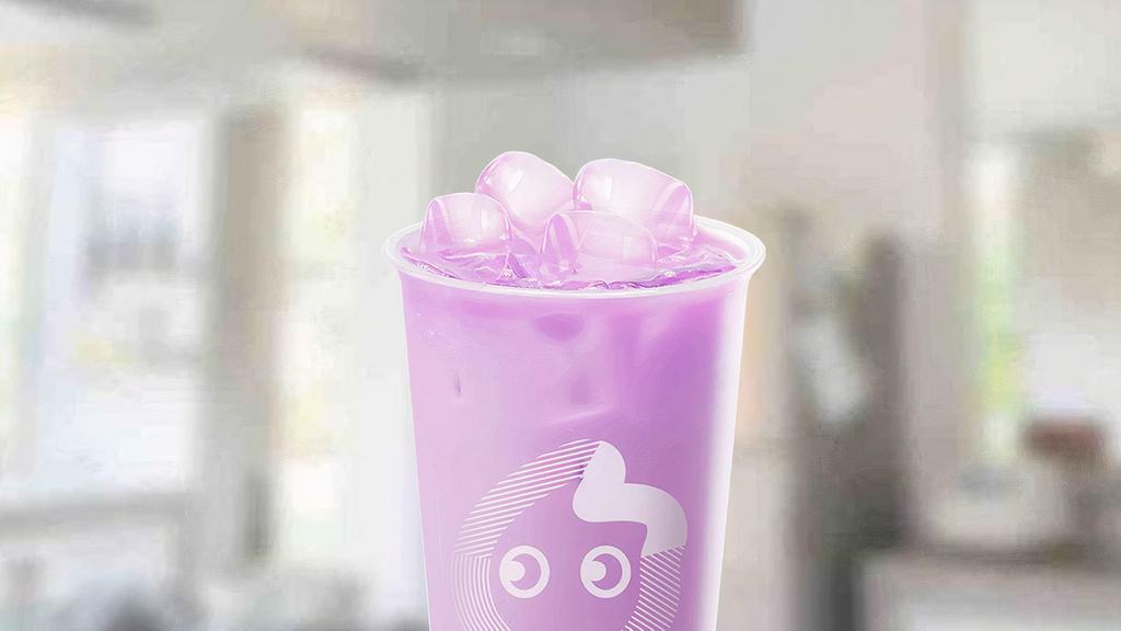 Taro Milk Tea · Made from the purple Taro root. Caffeine-free.