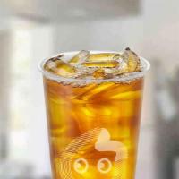Passionfruit Green Tea · Made with passion fruit juice, makes for a refreshing combination. Served cold only.