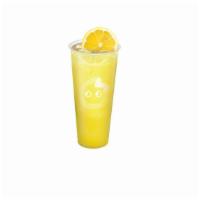 Lemon Aloe Vera · Lemon added to our sweet Honey aloe vera. Caffeine-free. Served cold only.