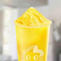 Mango Slush · Tropical fruity ice blended. Contains probiotic Yakult. Caffeine-free. AVAILABLE FOR PICKUP ...