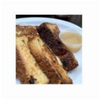 Old Fashioned French Toast · Served with grade A pure maple syrup and house made apple. sauce.