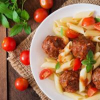 Baked Penne With Meatballs · 
