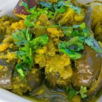 Surti Undhiu Curry · Gujarati style mixed vegetable curry.