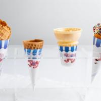 Waffle Cone · Side order of a single plain waffle cone *Ice Cream Not Included