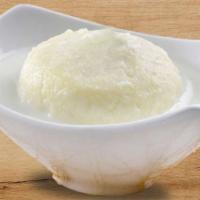 Rasmalai (2 Pcs) · Soft ricotta cheese, creamy milk, cardamom
