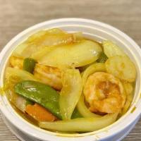 Curry Shrimp With Onion · (Spicy)