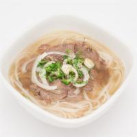 Cooked Beef Pho · Well done beef shank thinly sliced