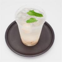 Lychee Drink · Lychee juice with whole lychee fruit.