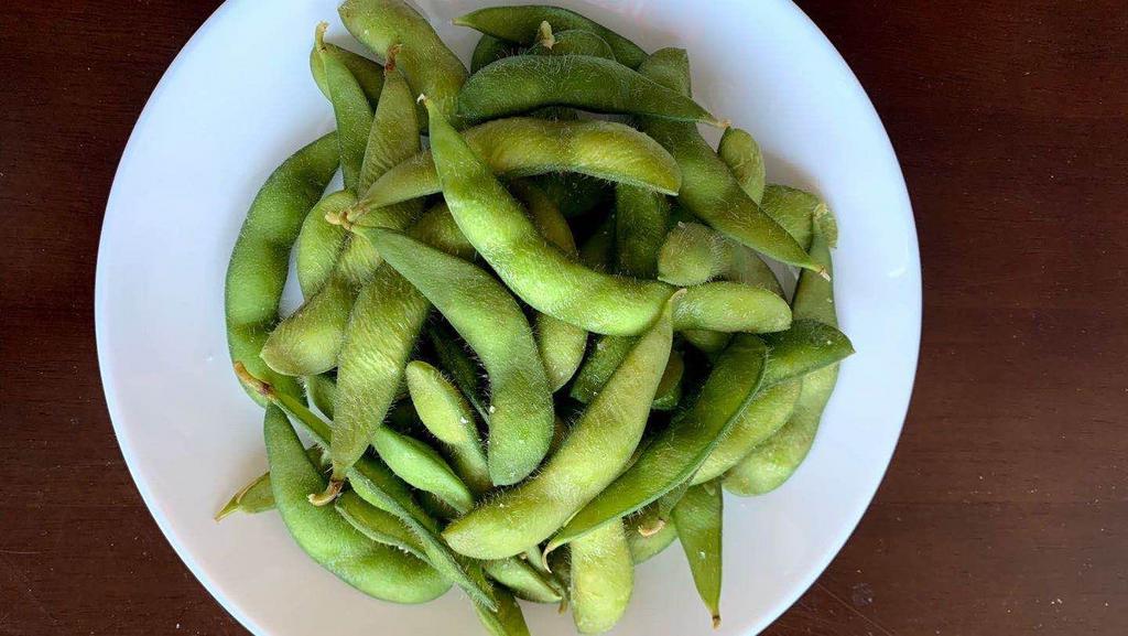 Edamame · Steamed green beans.