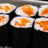 Salmon Roll* · * = raw consuming raw or undercooked meats, poultry, seafood, shellfish or eggs may increase...