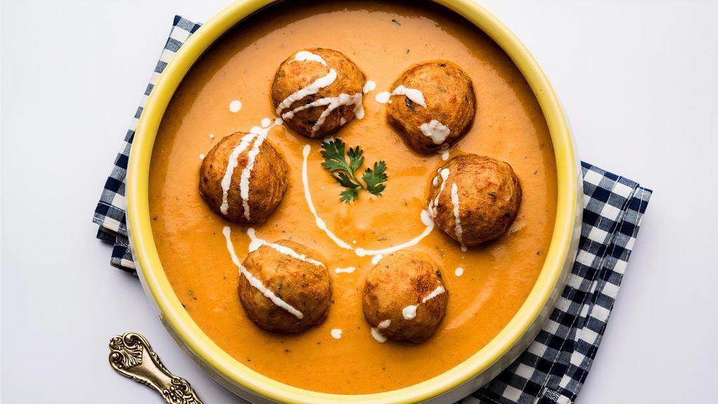 Tc'S Special Malai Kofta · Creamy fried balls of malai, cream, and paneer with spicy vegetable gravy