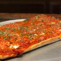 Marinara · Sicilian crust with San Marzano tomatoes, garlic, herbs, and grated Parmigiana, drizzled wit...