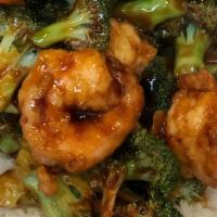 6) Shrimp With Broccoli · 