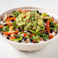 Veg Bowl Rito · Skip the tortilla and get your burrito in a bowl! Filled with your choice of rice, beans and...