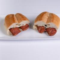 Sándwich De Chorizo / Sausage Sandwich · Sausage sandwich.