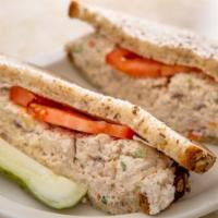 Tuna Salad Sandwich · Homemade tuna salad with onion, celery and mayo. Choice of bread