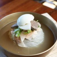 Mul Naengmyeon · 물냉면 Cold Buckwheat Noodle and Beef Broth